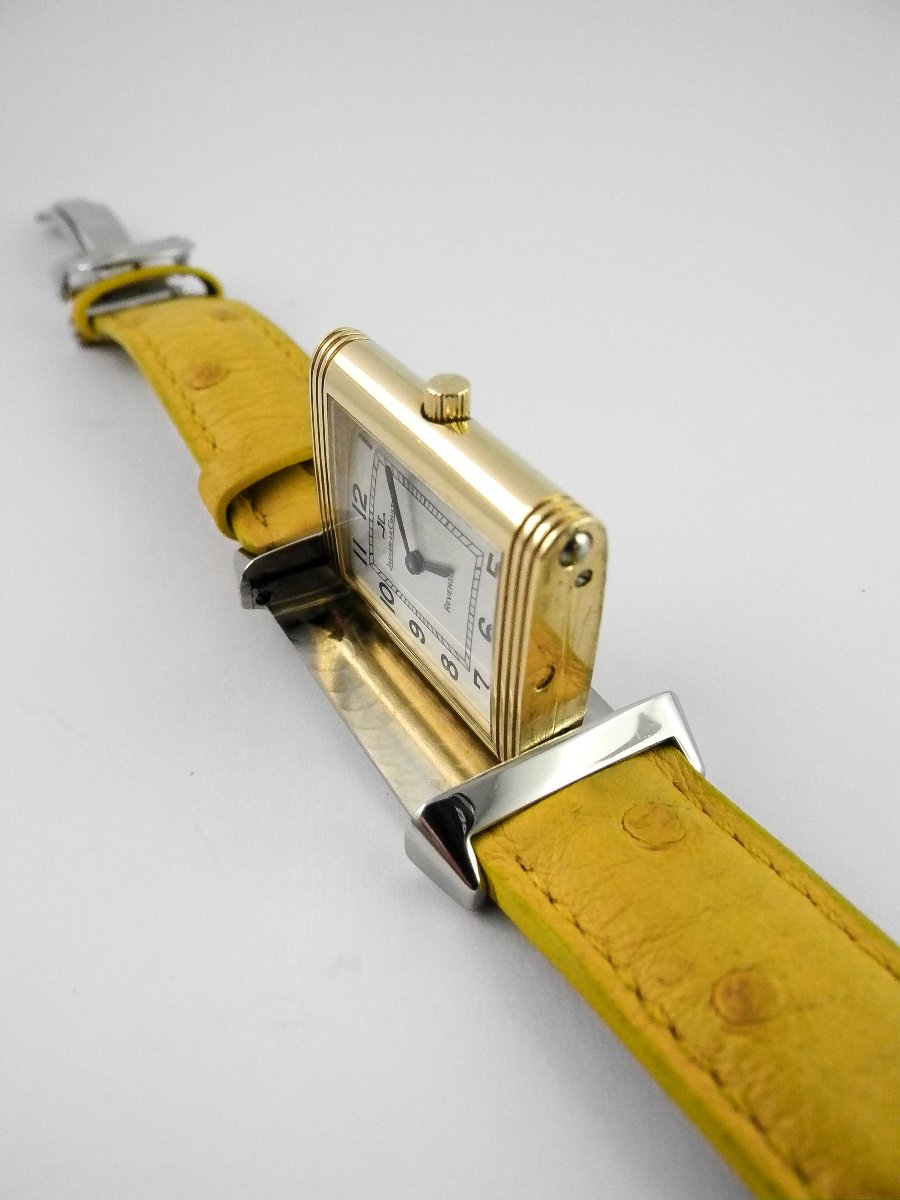 Montre Jaeger-LeCoultre Reverso Classique Medium, Or Jaune & Acier, Mécanique Manuelle 2015-photo-4