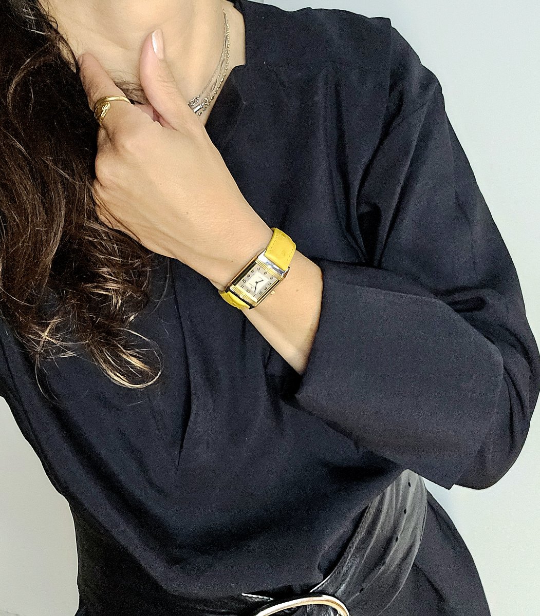 Montre Jaeger-LeCoultre Reverso Classique Medium, Or Jaune & Acier, Mécanique Manuelle 2015-photo-7