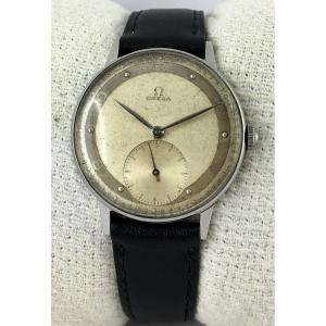 Montre Oméga De 1955, Mécanique, Acier Sur Cuir