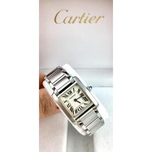 Cartier Tank Française Ladies' Steel Quartz Watch 2020 In Its Box