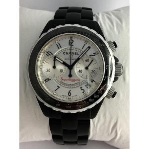 Montre Chanel J12 Superleggera Noire Automatique Céramique, Caoutchouc, Aluminium