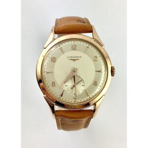 Longines 1950s Automatic Watch In Rose Gold