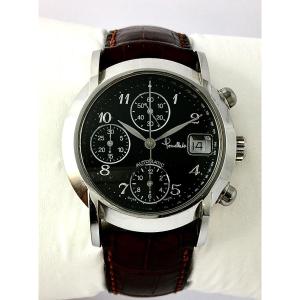 Pomellato Chrono Steel Black Dial Automatic Dato Watch From 2010