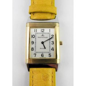 Jaeger-lecoultre Reverso Classique Medium Watch, Yellow Gold & Stainless Steel, Manual-winding, 2015