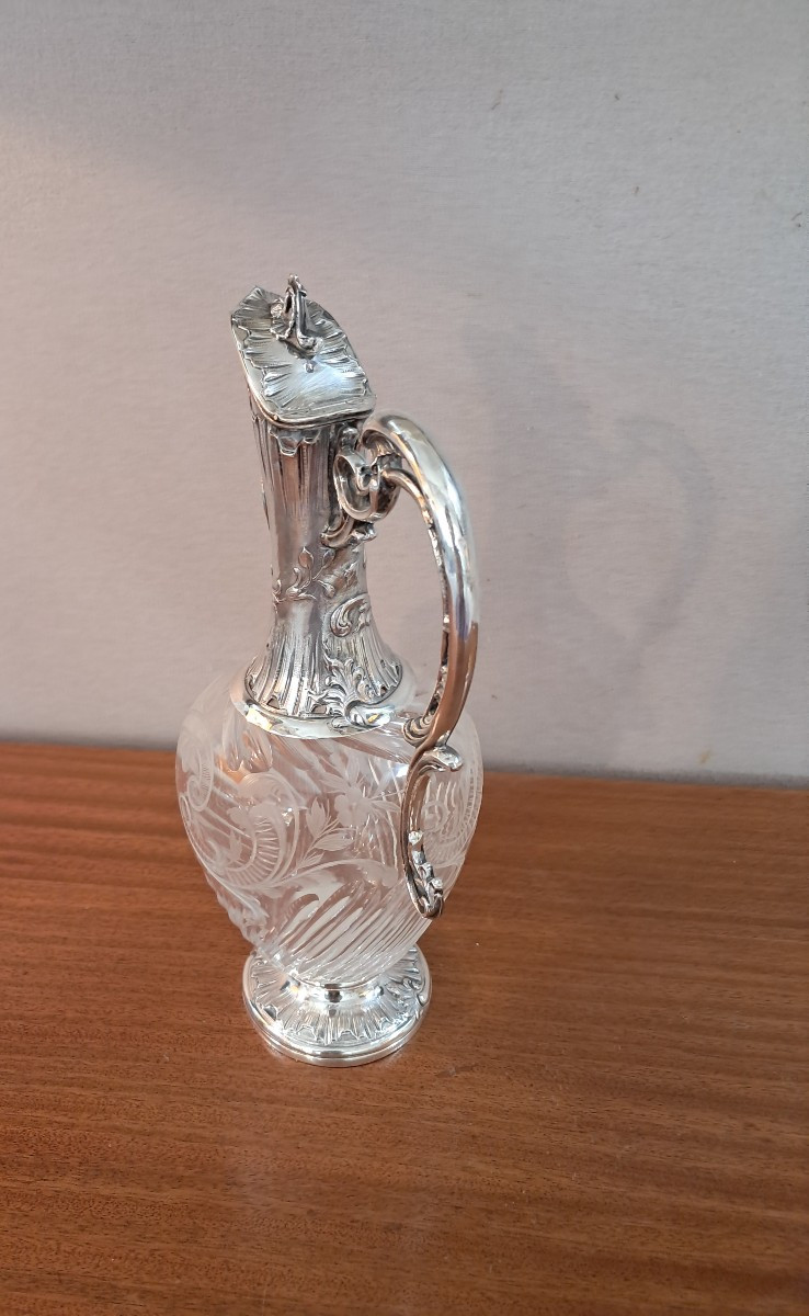 Baccarat 20th Century Solid Silver Ewer -photo-1
