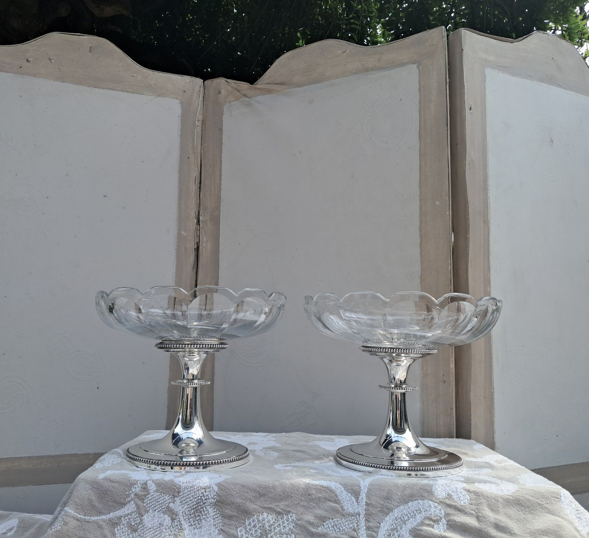 Paire de coupes Christofle XIXEME -photo-2