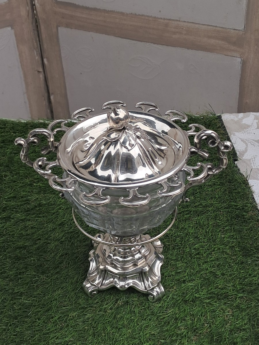 Silver Candy Dish For Jam-photo-4