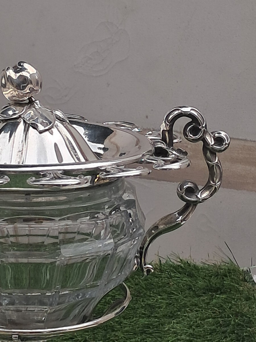 Silver Candy Dish For Jam-photo-2
