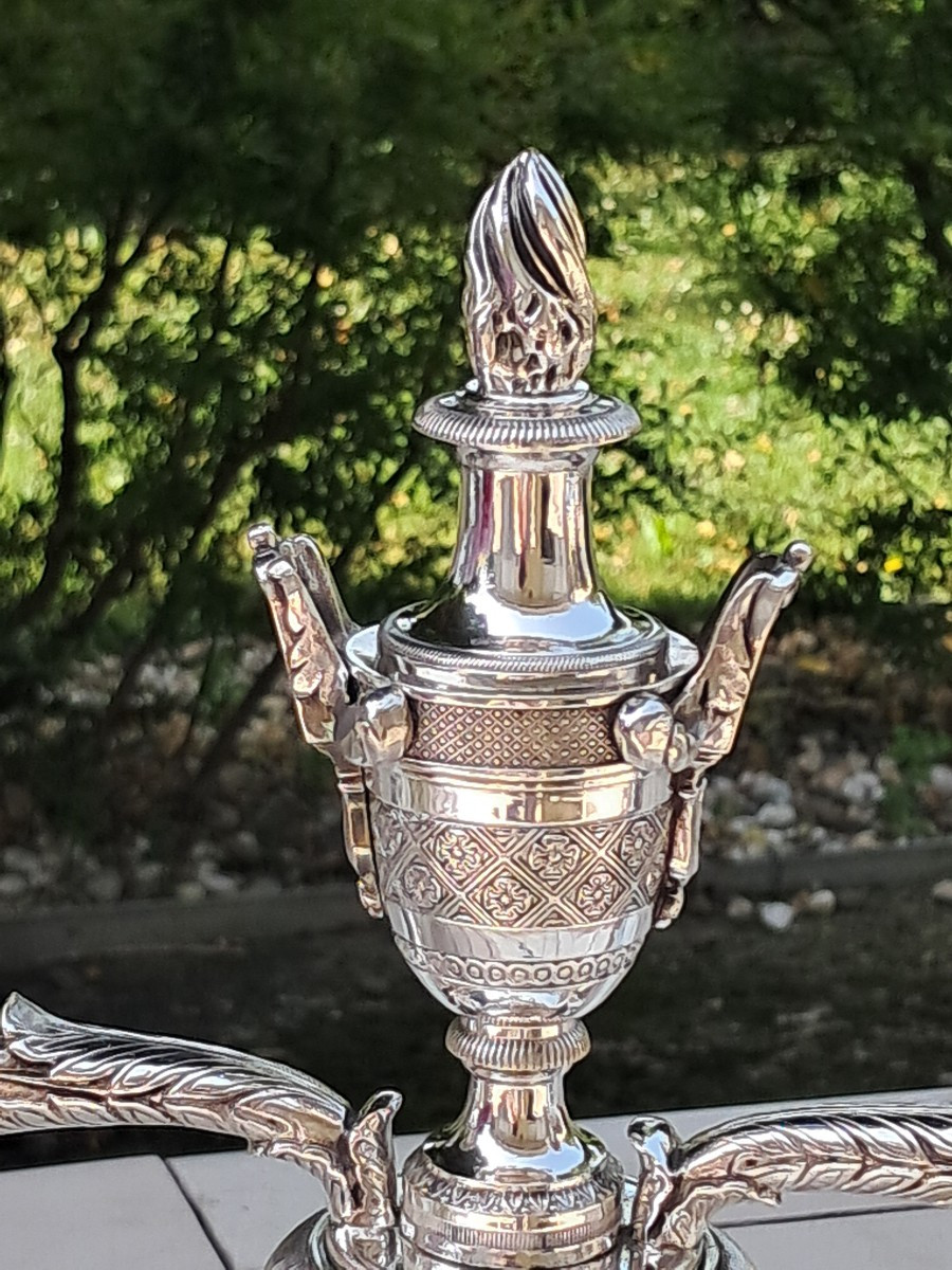 Paire de candelabres début XIXEME -photo-2
