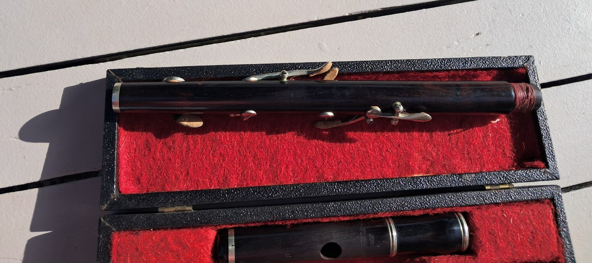 Flute Piccolo dans son écrin 33cm-photo-4