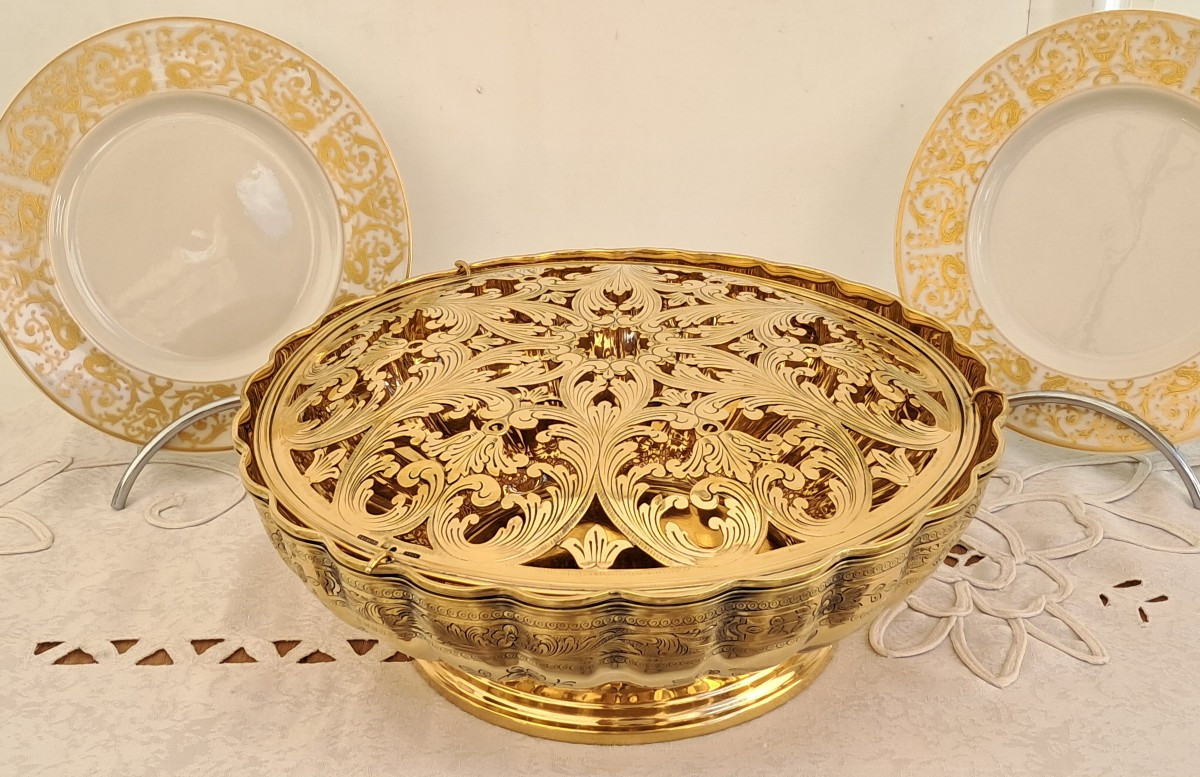 Rare "pot pourri "vermeil