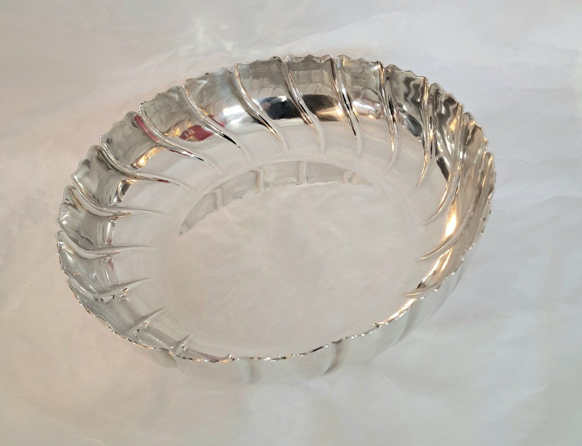 Solid Silver Bowl By Victor Boivin-photo-2