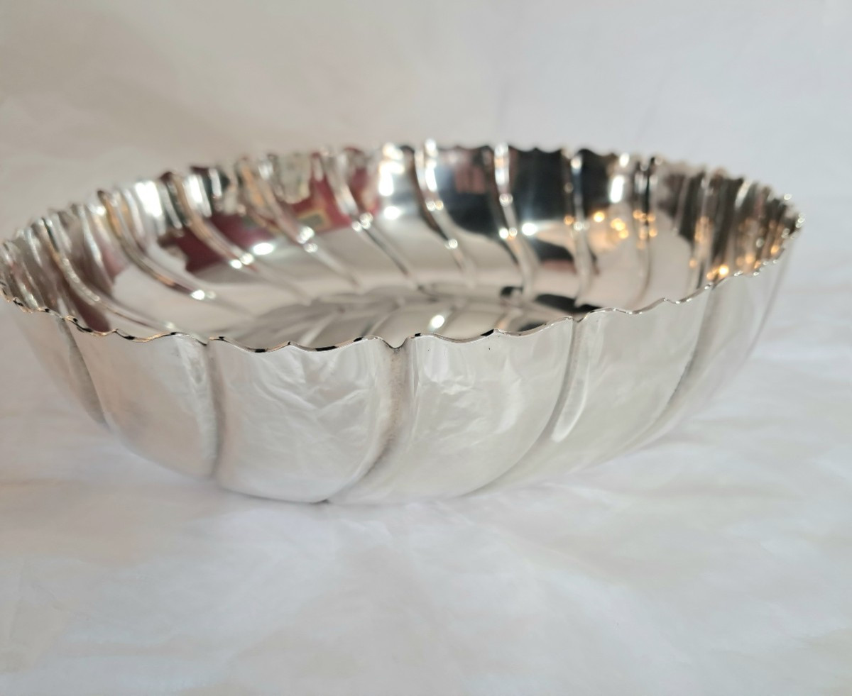 Solid Silver Bowl By Victor Boivin