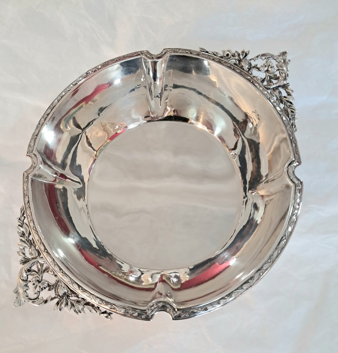 Solid Silver Vegetable Bowl Late 19th Century By Bardies Goldsmith
