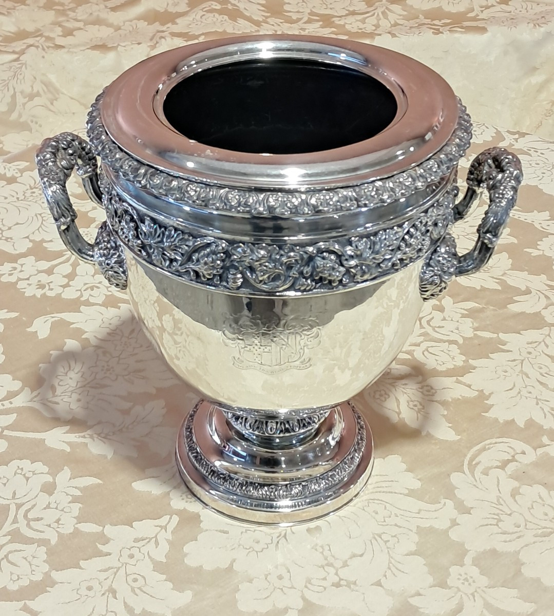 19th Century Silver-plated Cooler-photo-2