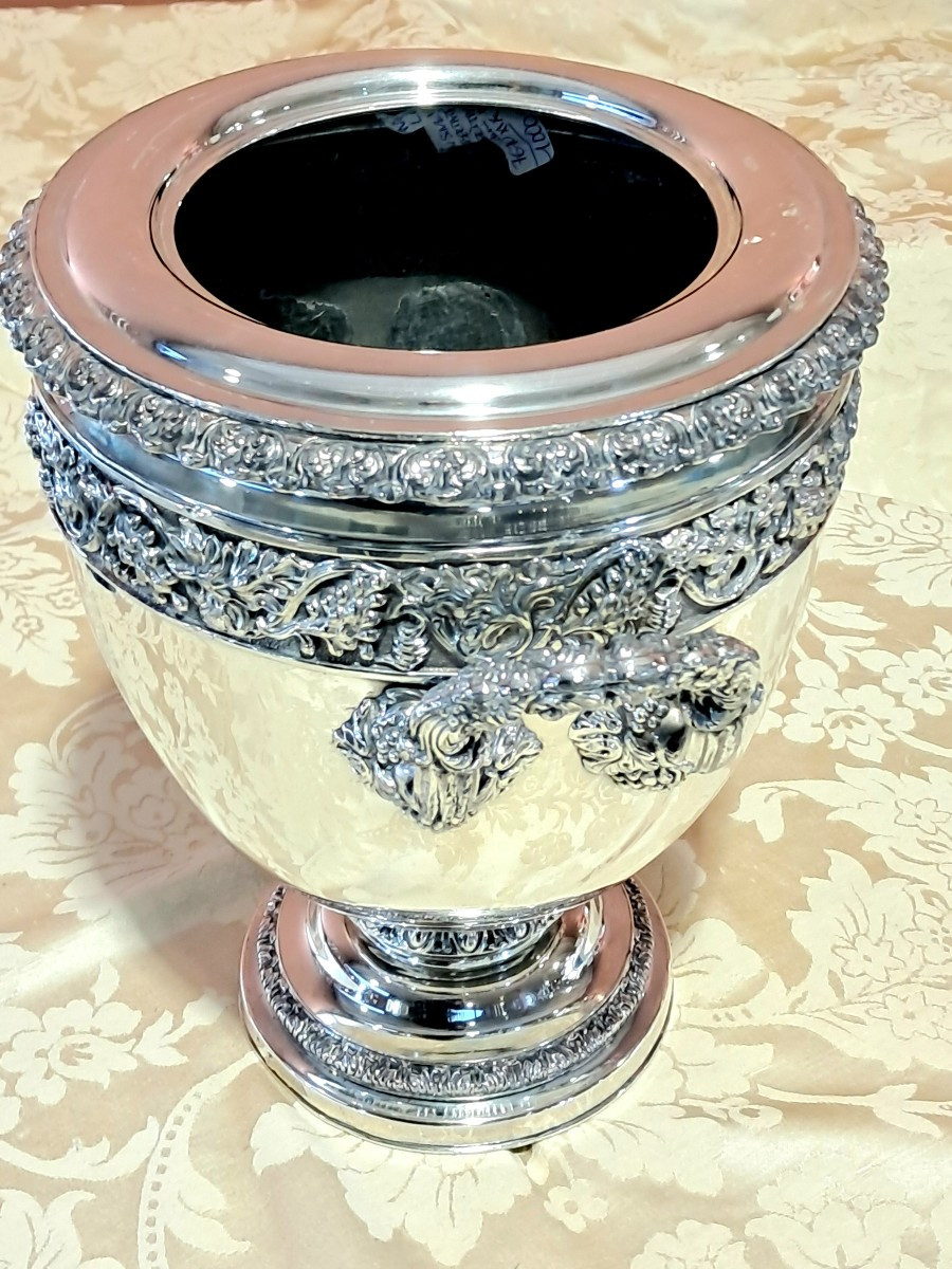 19th Century Silver-plated Cooler-photo-3