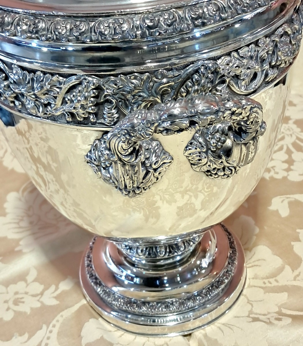 19th Century Silver-plated Cooler-photo-2