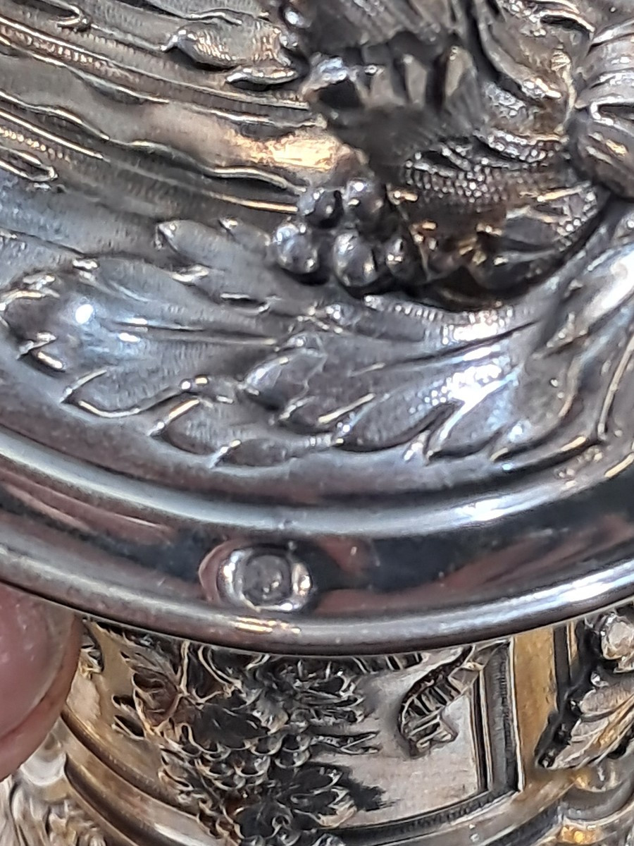 Aiguière Baccarat argent massif XIXEME -photo-4