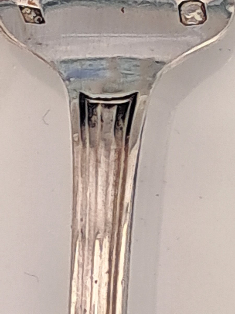 Série de 12 couverts lunch argent massif(24p)-photo-4