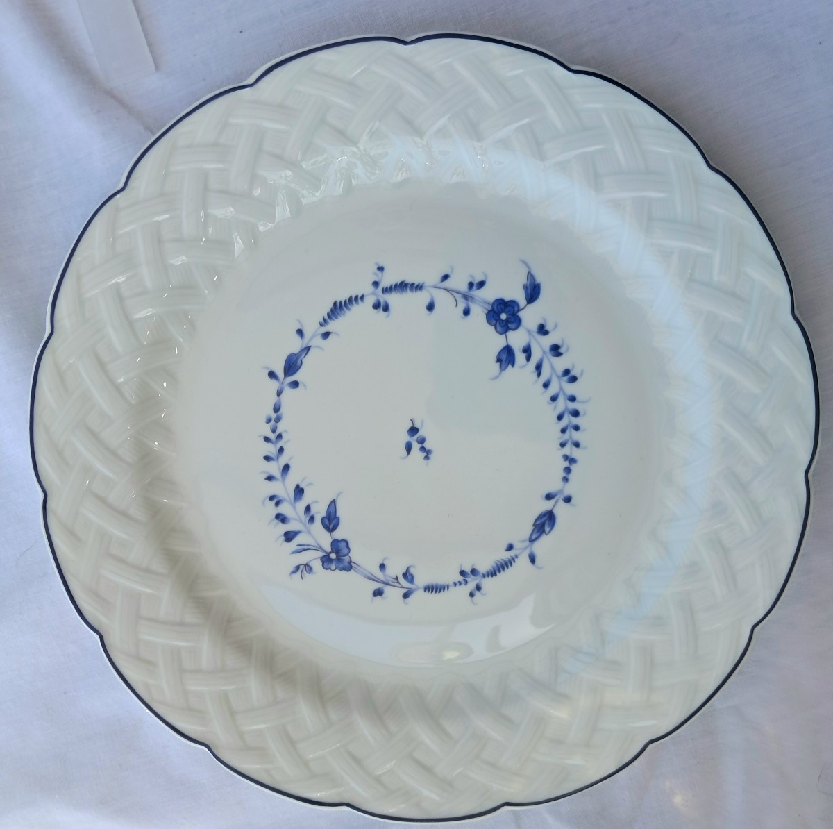 Assiettes Bernardaud pour Christofle"Hortense"-photo-1