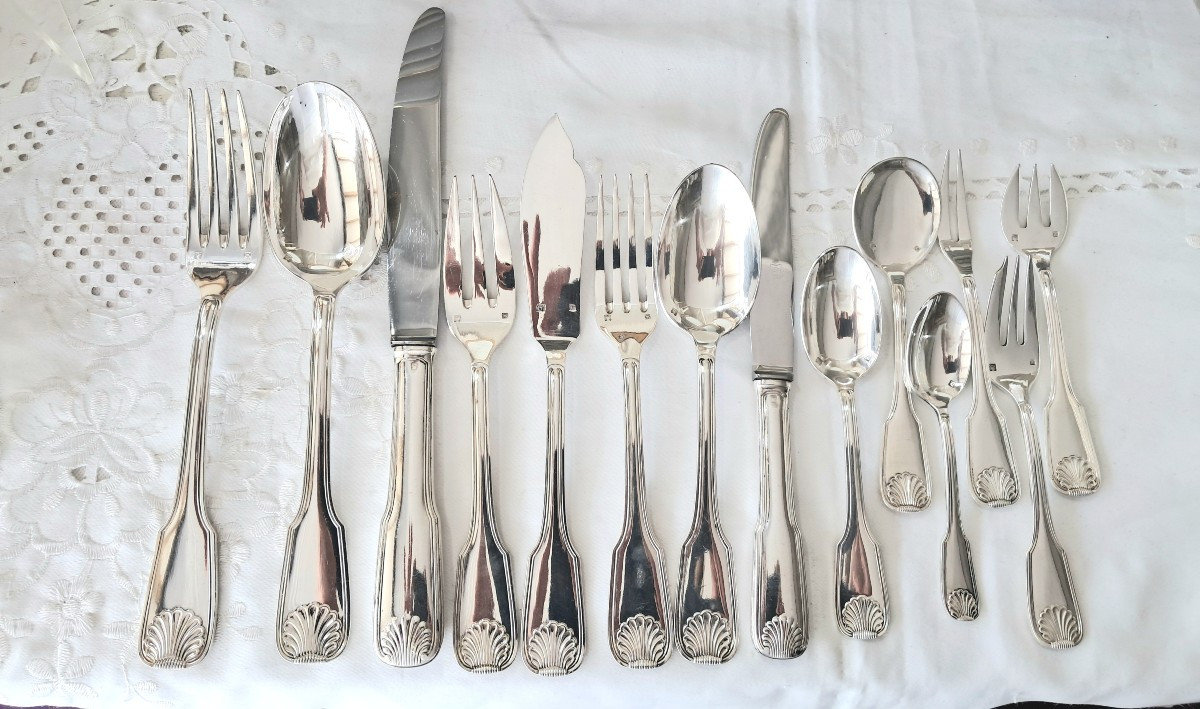 Silverplate Cuttlery Set 176p.by Orbrille More Silver Weight
