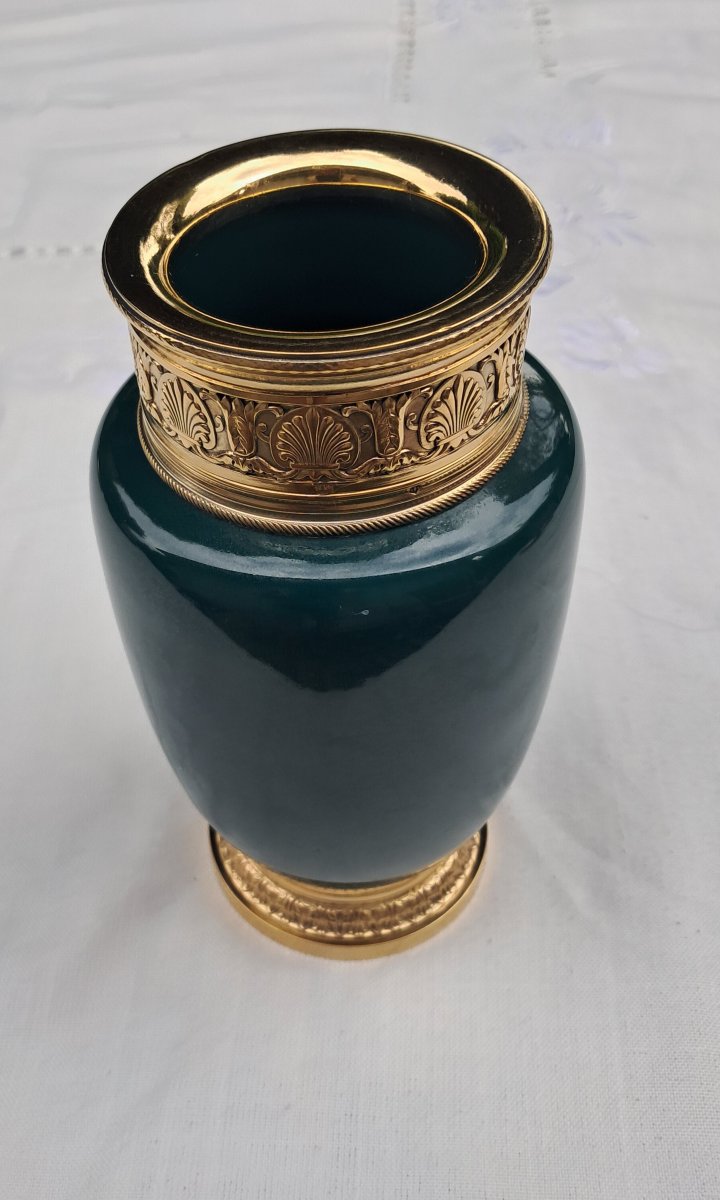 Vase argent massif vermeil-photo-2