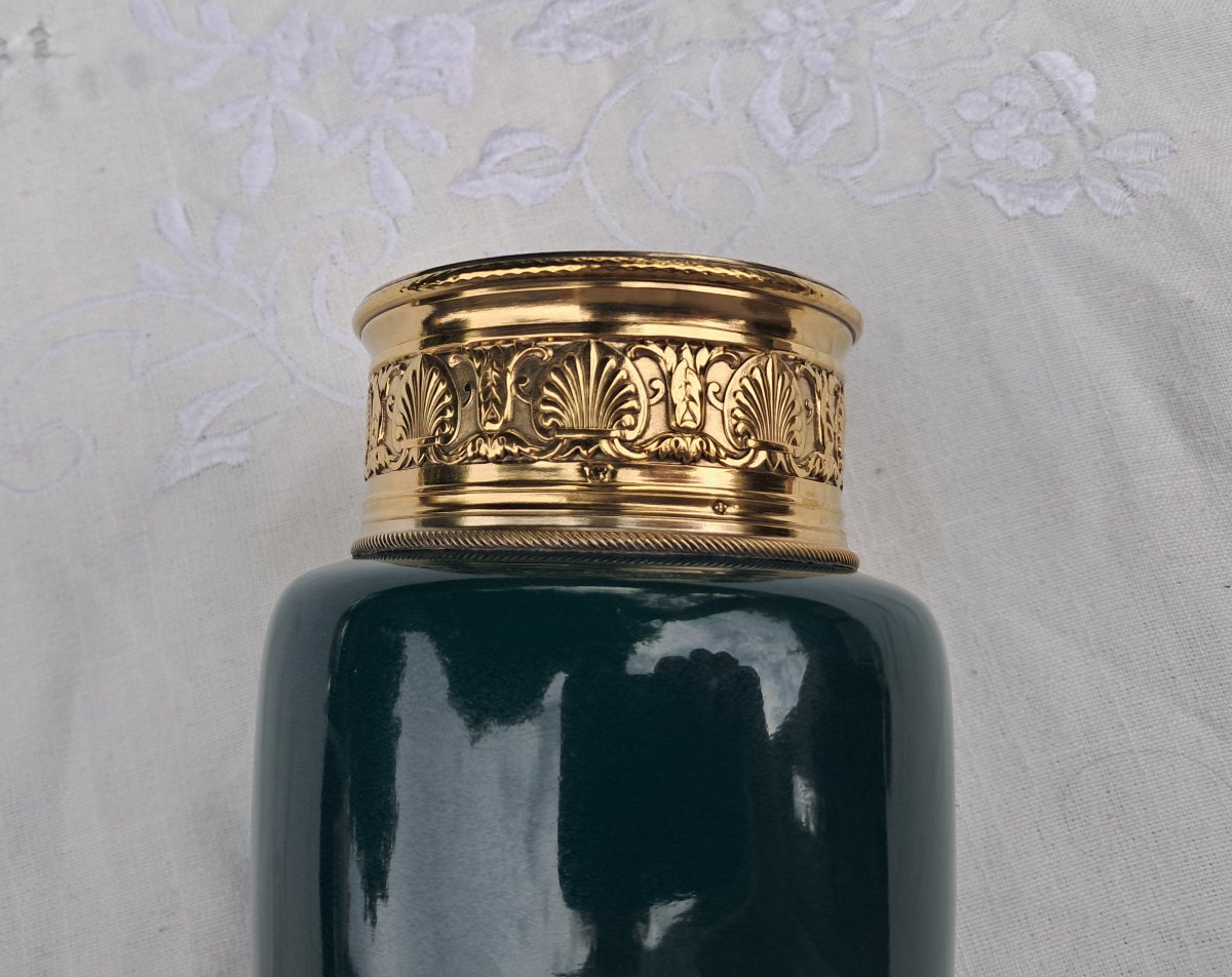 Vase argent massif vermeil-photo-4