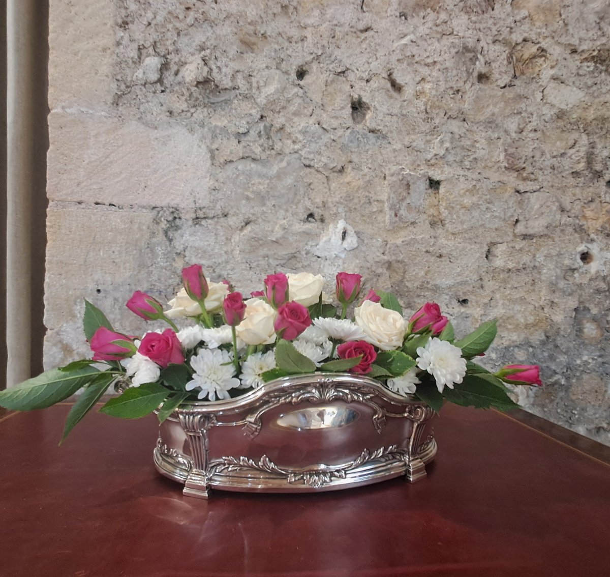 Centre de table argent massif-photo-1