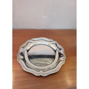 Plat  rondArgent  Massif Puiforcat  34cm