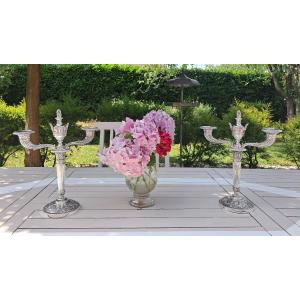 Paire de candelabres début XIXEME 