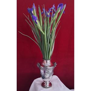 Vase argent massif Risler et Carré