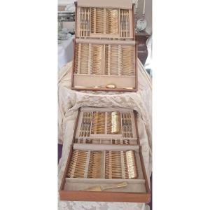 Cuttlery Set, Goldered( Silvered Unside)