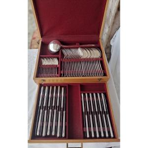 Menagere Silver-plated Metal,61p.orfèvre Philippe