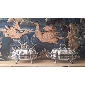 paire de legumiers avec leur bain- marie