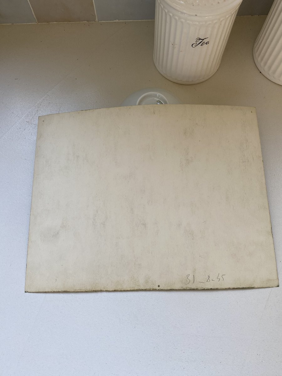 Children In The Field. Watercolor 1945-photo-1