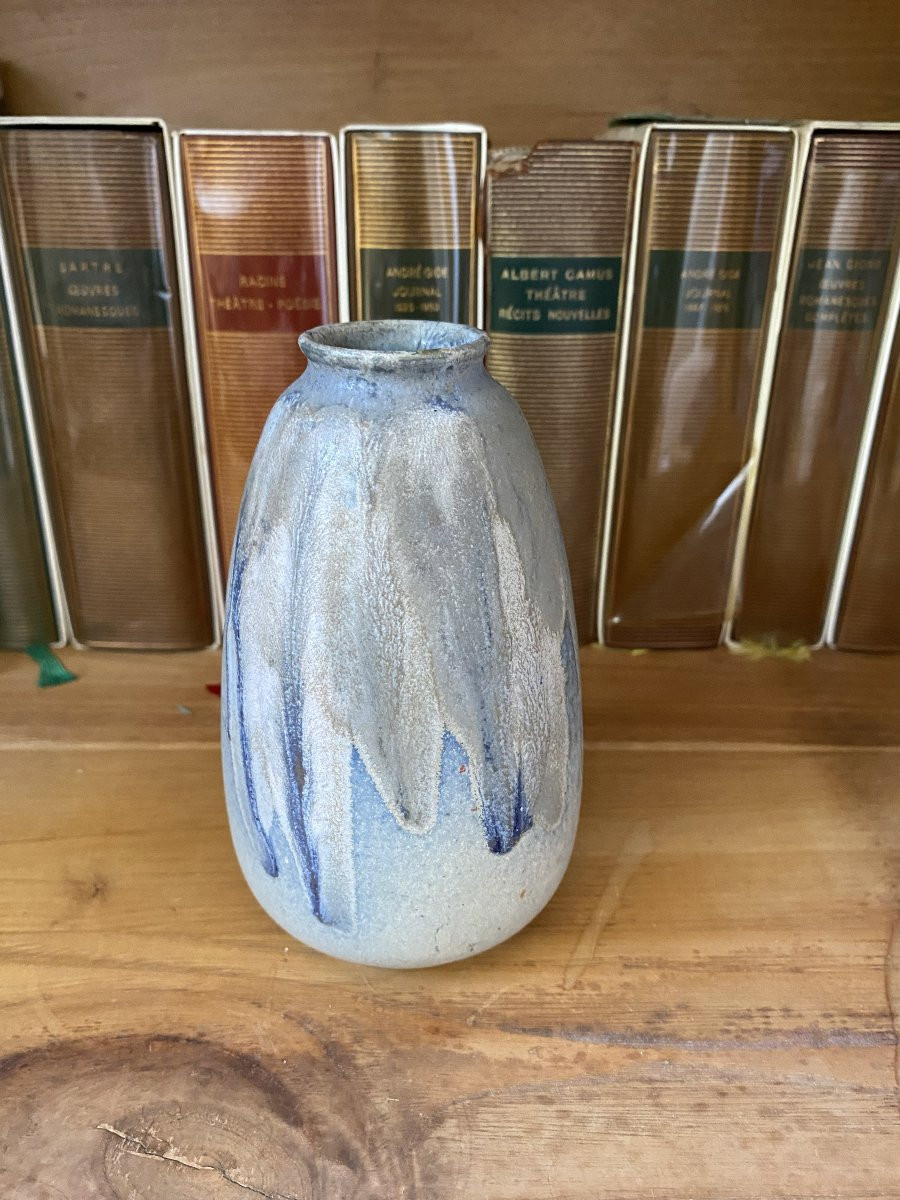 Charles Greber Beauvais Stoneware Vase-photo-1