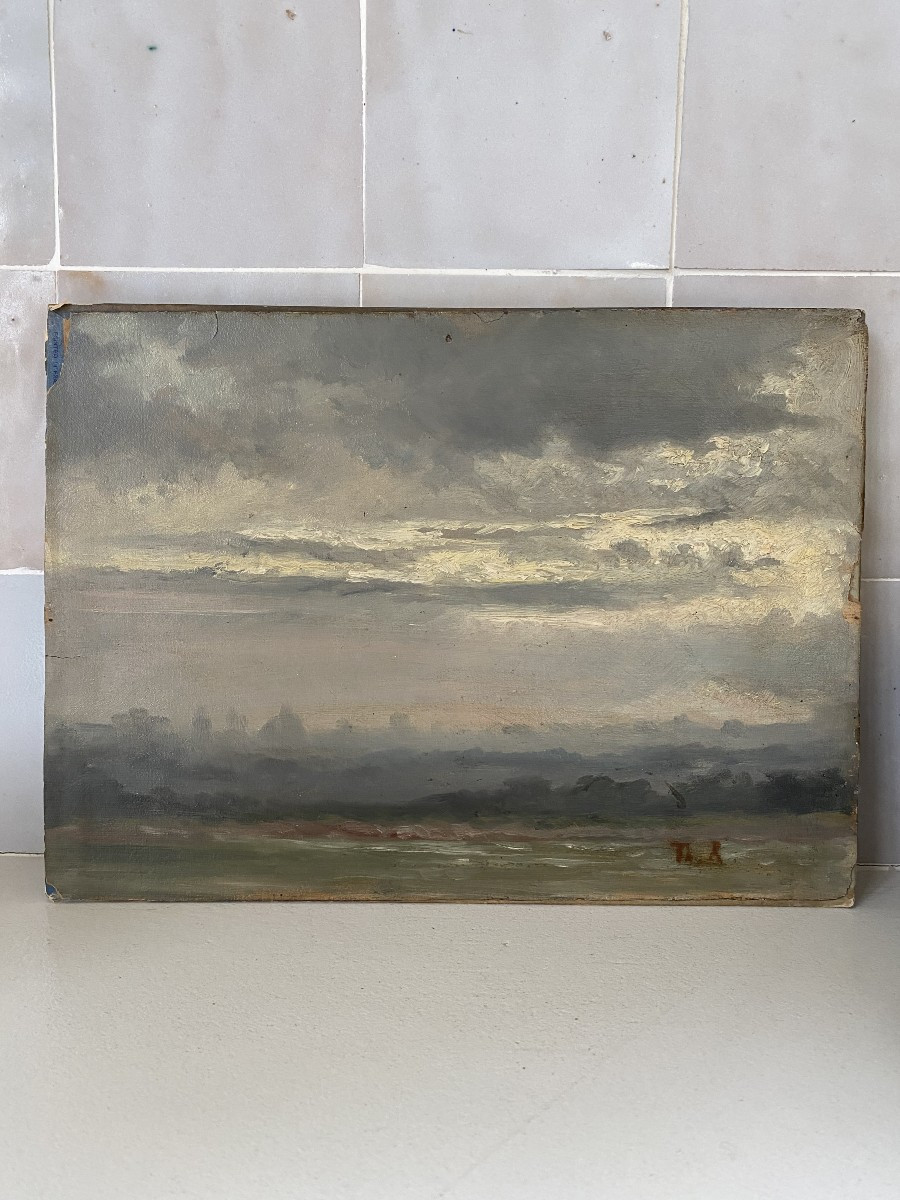 Le ciel. Théodore Rousseau. Barbizon