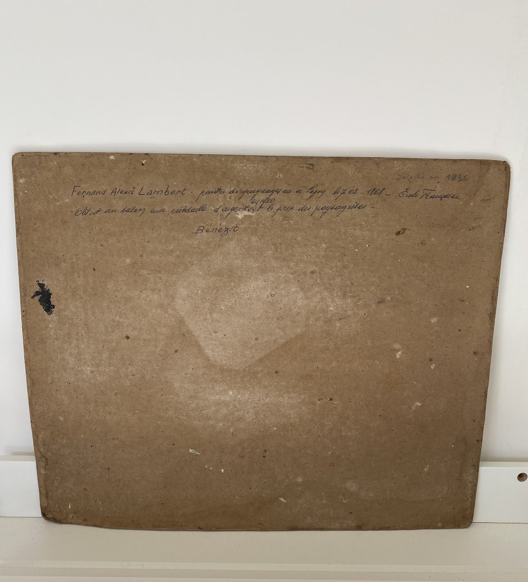 Les meules de foin. Fernand Alexis Lambert (1868-1935). peintre de l’Ecole française.-photo-4