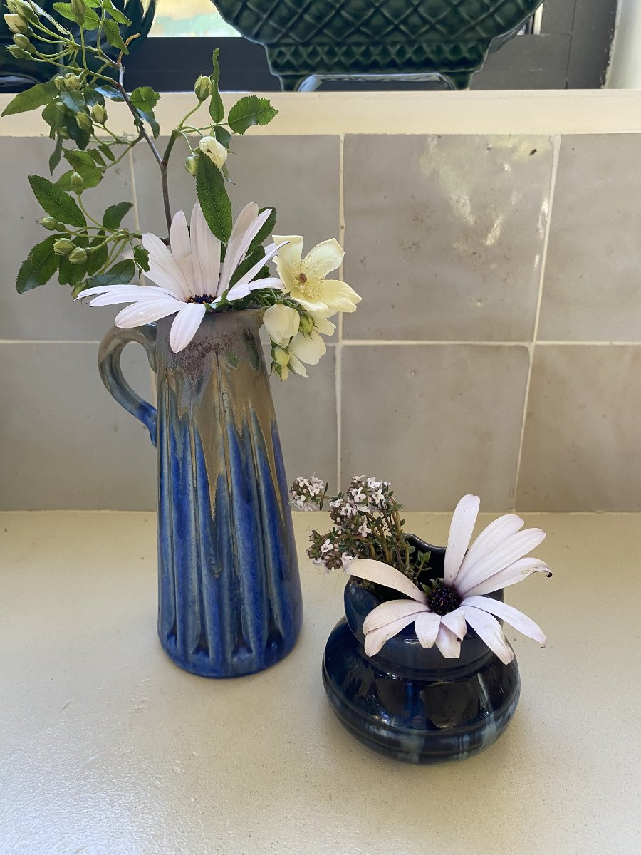 Petit pichet vase art nouveau Denbac-photo-2