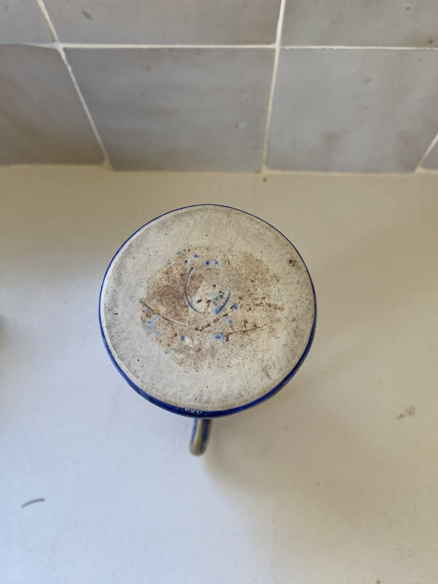 Petit pichet vase art nouveau Denbac-photo-3