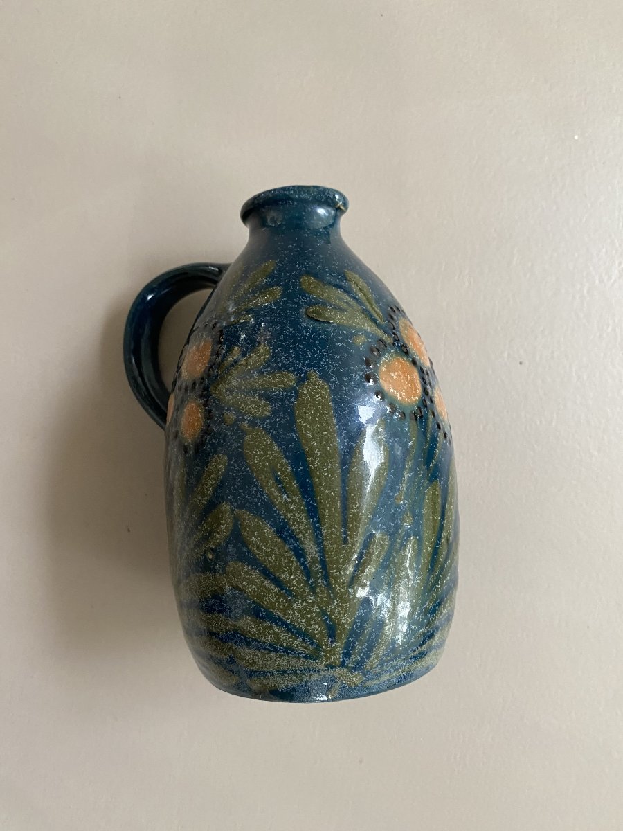vase ancien en grès Elchinger fils à Soufflenheim 1930-photo-1