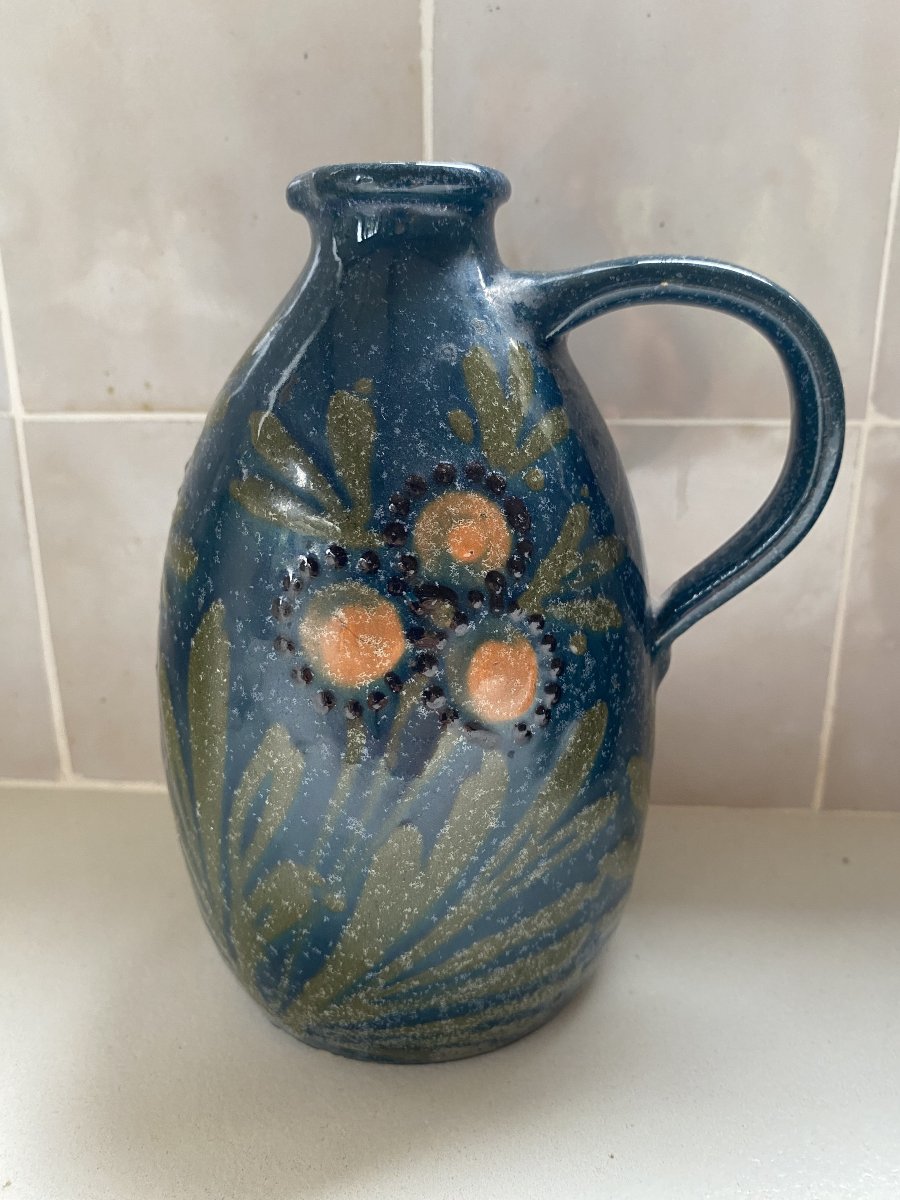 vase ancien en grès Elchinger fils à Soufflenheim 1930