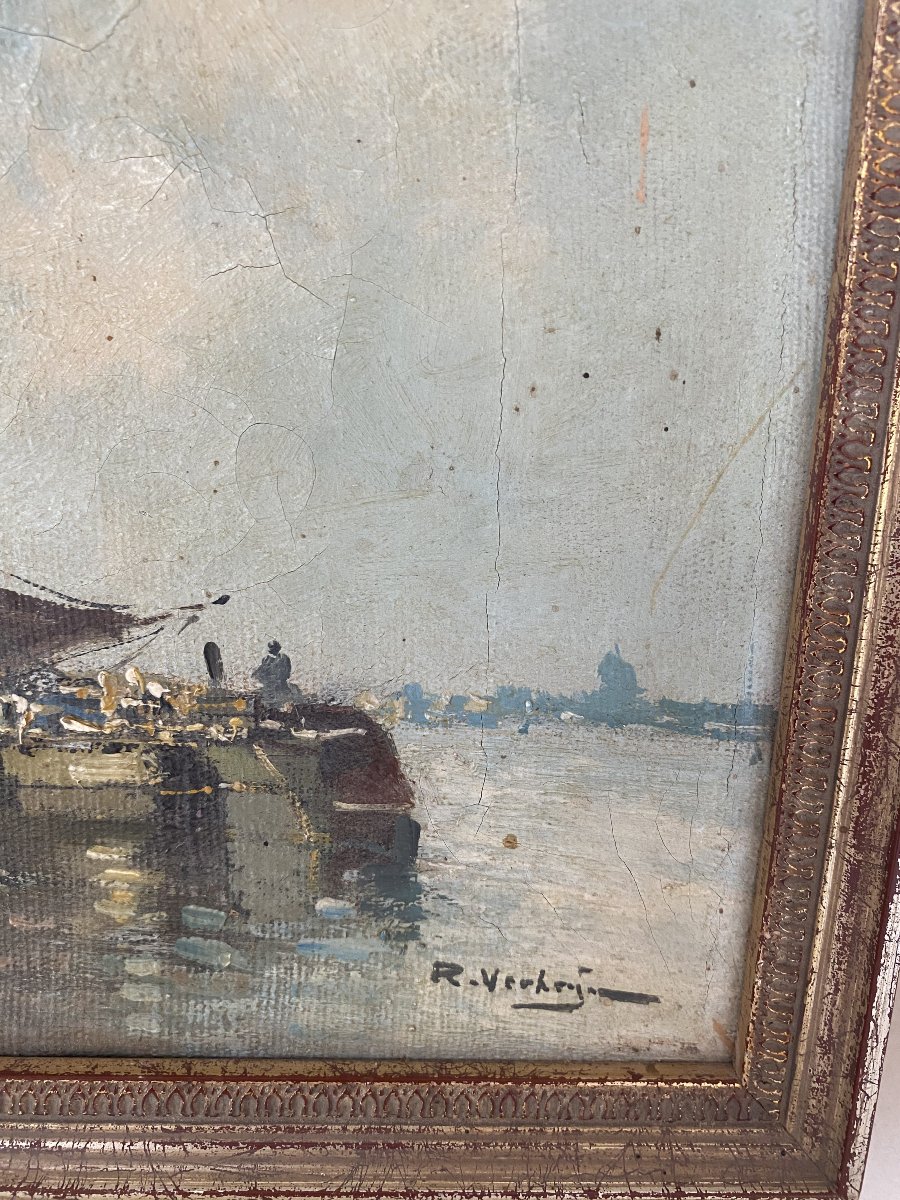 The Navy And Sailing Ships. Artist: Robert-ferninand Verheyen (1877–1960), Netherlands.-photo-2
