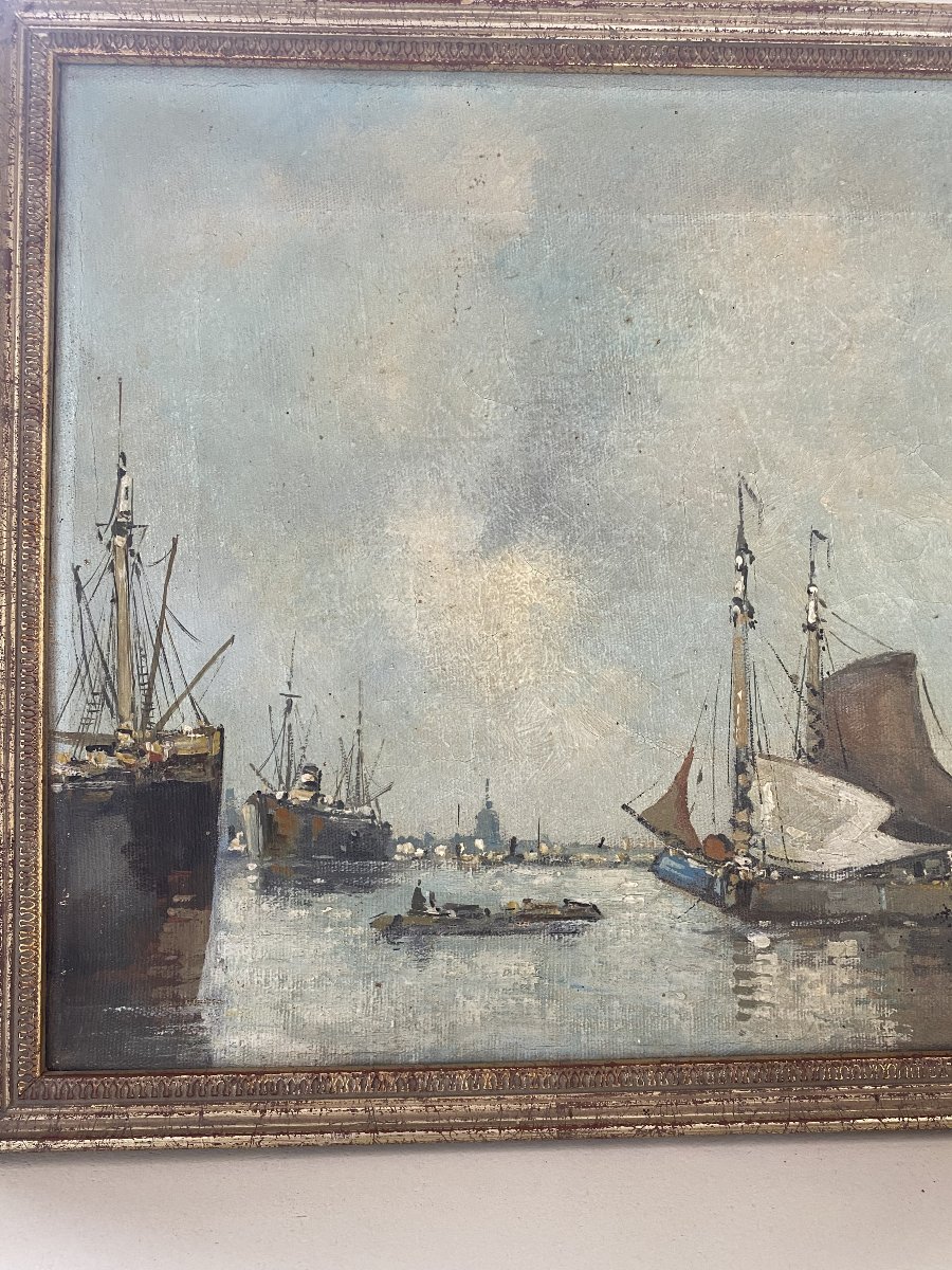 The Navy And Sailing Ships. Artist: Robert-ferninand Verheyen (1877–1960), Netherlands.-photo-3