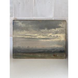 Le ciel. Théodore Rousseau. Barbizon