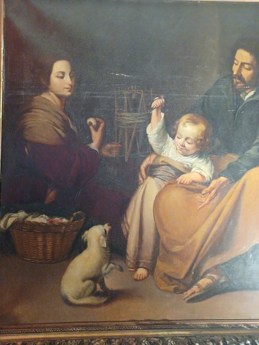 " La Sacra Familla "d'après Murillo-photo-4