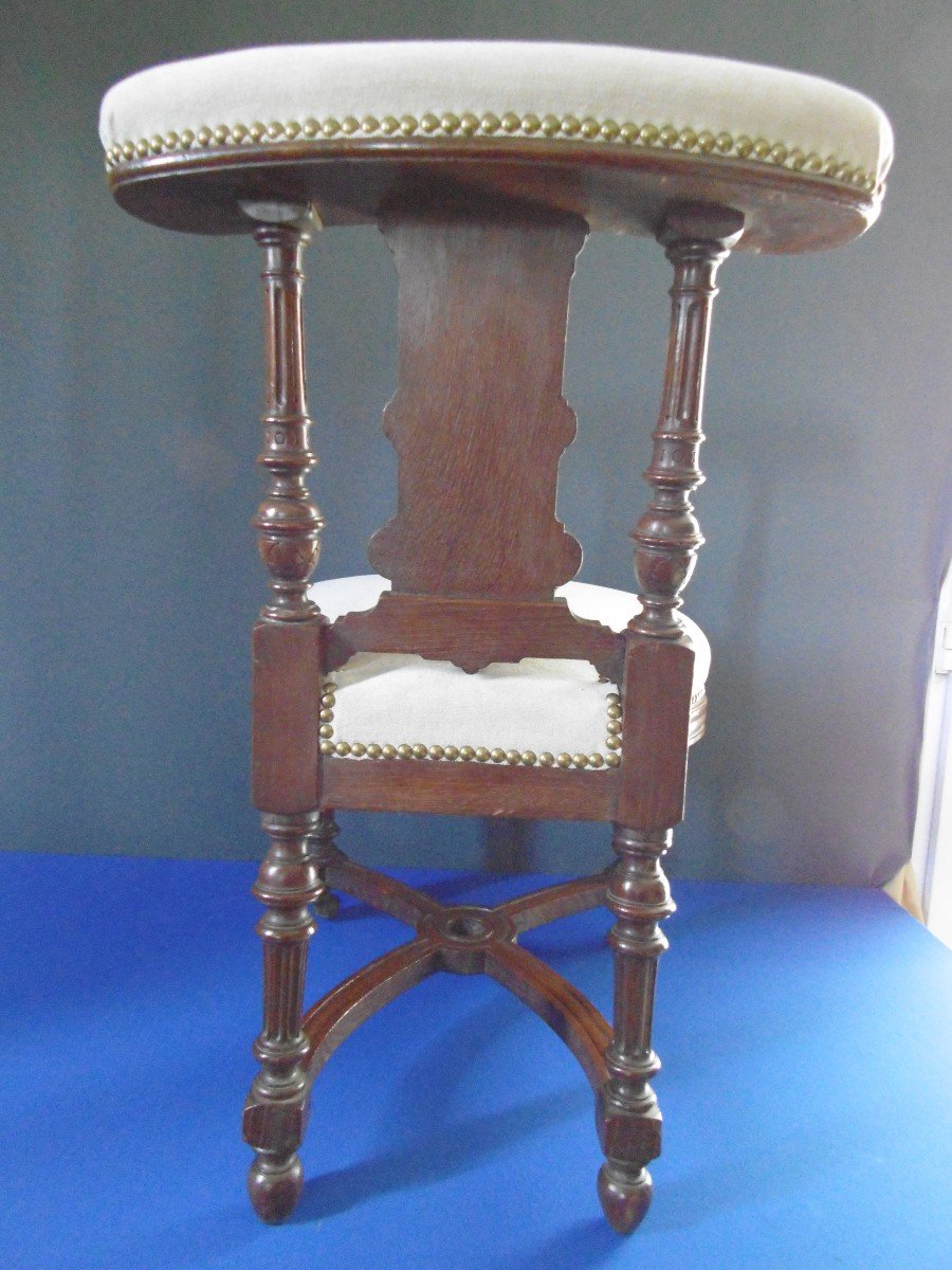 Accotoir époque Napoléon III Estampillé Pecquereau-photo-4