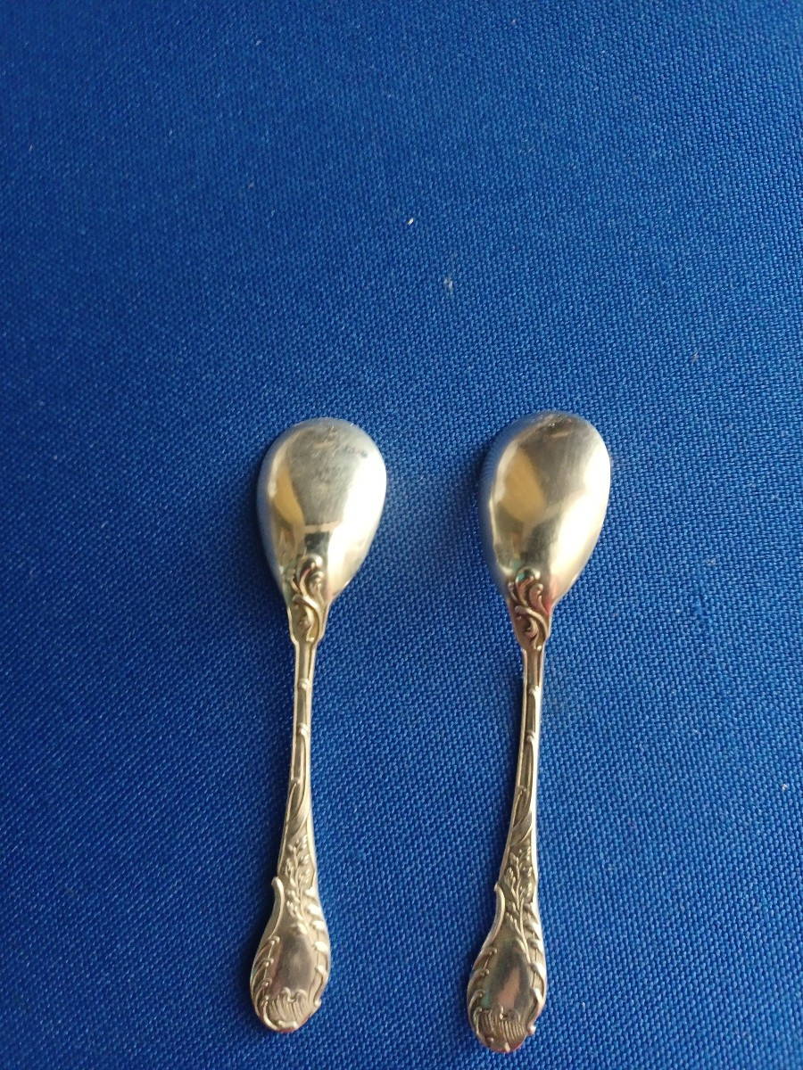 Paire De Salières En Argent - époque Empire-photo-3