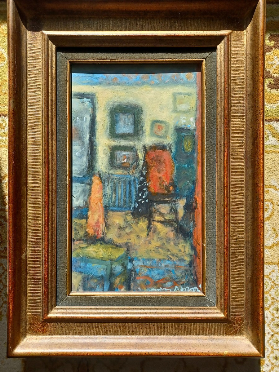 Jacques Bartoli (1920-1995) Oil On Canvas: "interior"