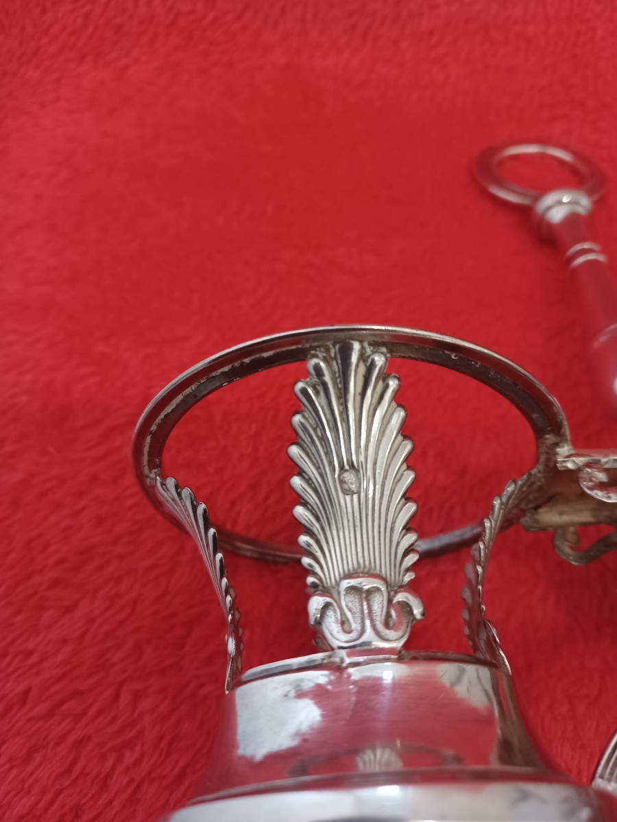 Solid Silver Oil And Vinegar Set - 19th Century-photo-3